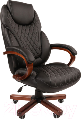 Кресло офисное Chairman 406 N (экопремиум, черный)