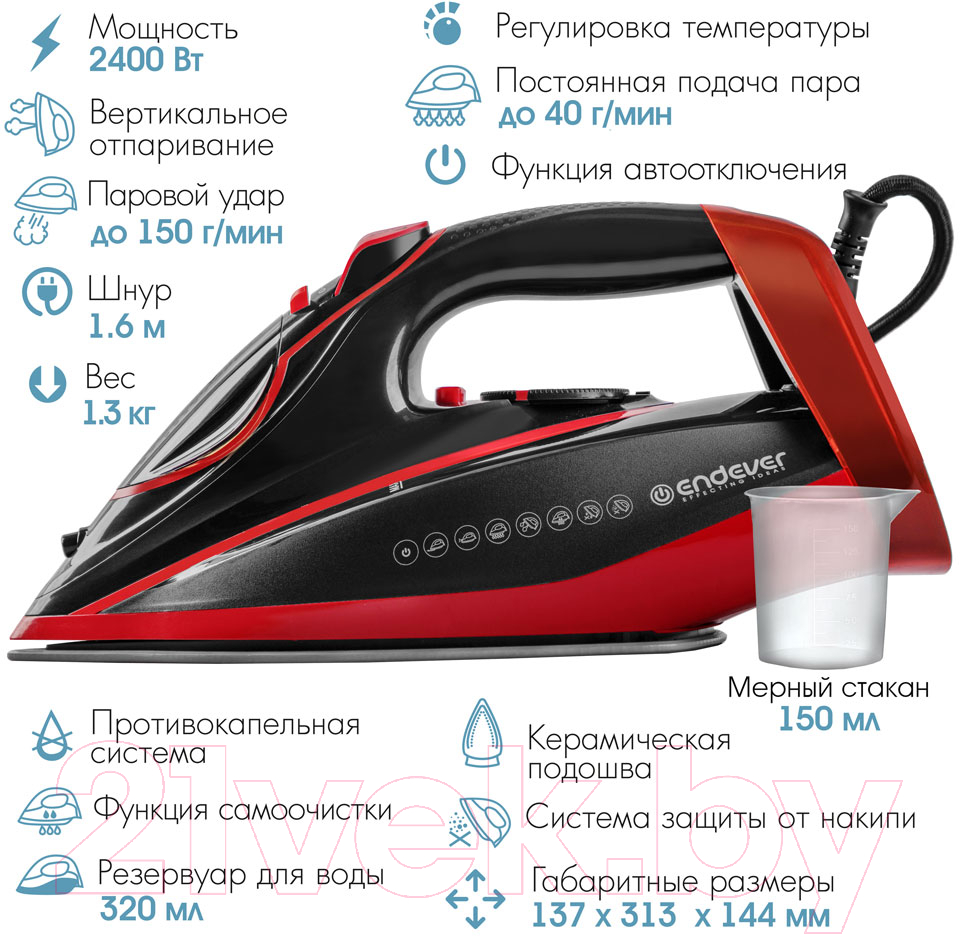 Утюг Endever Delta-225