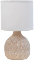 Прикроватная лампа Лючия Тюльпаны 651 (капучино/белый) - 