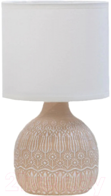 Прикроватная лампа Лючия Тюльпаны 651 (капучино/белый)