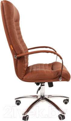 Кресло офисное Chairman 480 N (экокожа Terra 111 коричневый)
