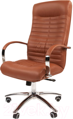 Кресло офисное Chairman 480 N (экокожа Terra 111 коричневый)