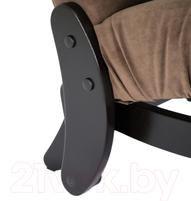 Кресло-глайдер Мебелик Модель 68 (ультра шоколад/венге)
