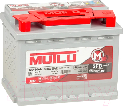 Автомобильный аккумулятор Mutlu R+ / L2.60.054.A (60 А/ч)
