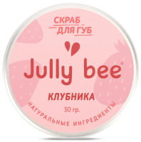 Скраб для губ Jully Bee Клубника (30г) - 