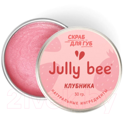 Изображение товара Скраб для губ Jully Bee Клубника (30г)
