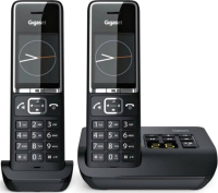 Беспроводной телефон Gigaset Comfort 550A Duo Rus / L36852-H3021-S304 (черный) - 