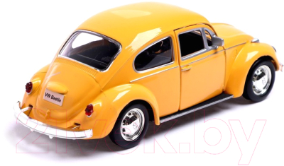 Масштабная модель автомобиля Автоград Volkswagen Beetle 1967 / 7152973 (желтый)