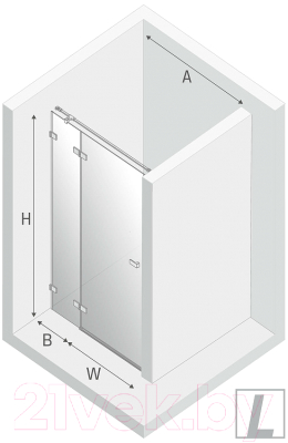Изображение товара Душевая дверь New Trendy Avexa EXK-1718