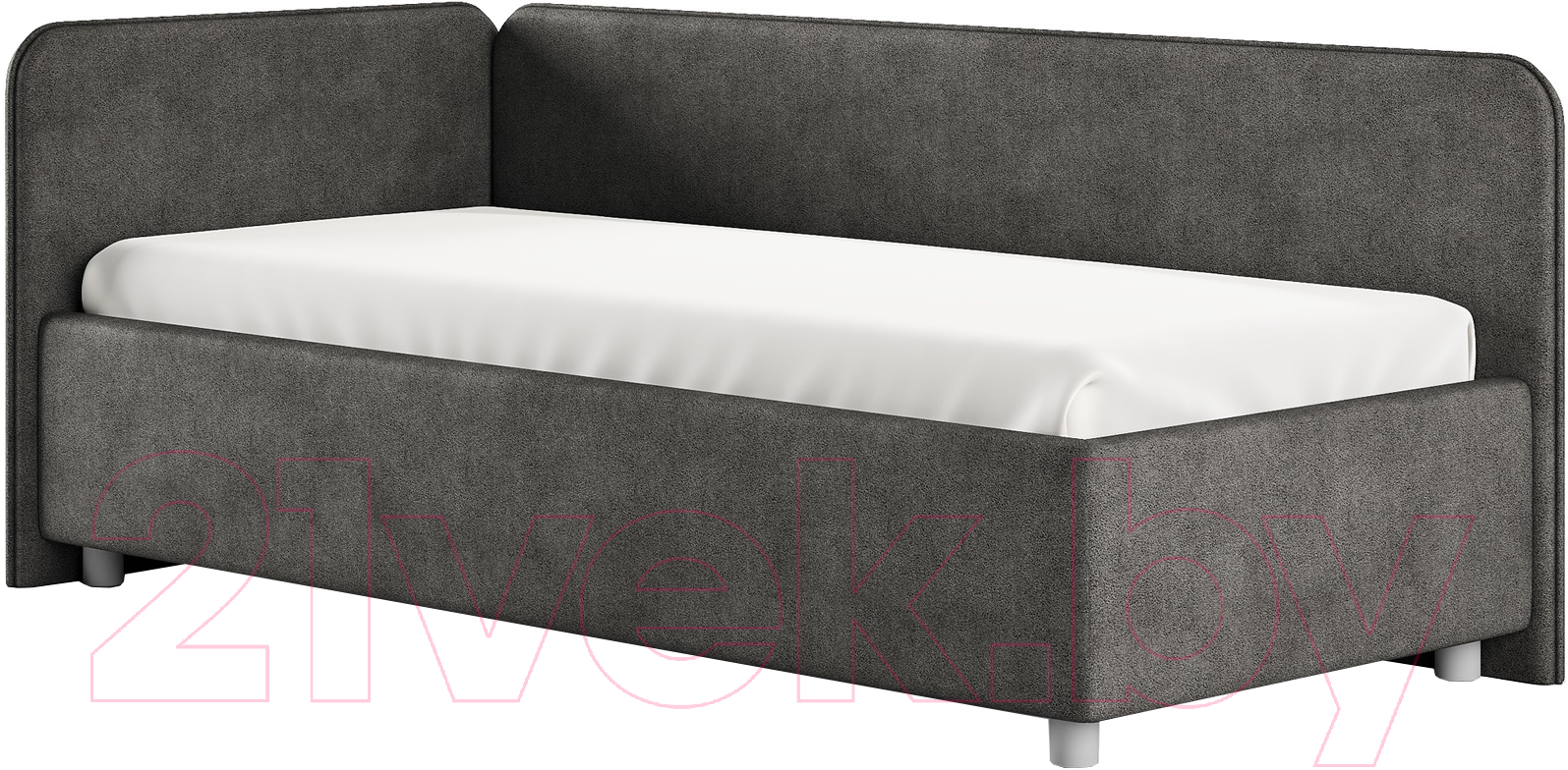 Каркас кровати Сонум Capri L 90x200 (фултон графит) — фото 1