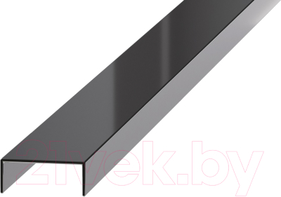 Профиль декоративный Eviso Pro-Line PRBL-0002 2700x20x8 (черный глянец)