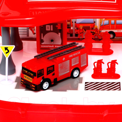 Паркинг игрушечный Автоград Пожарная станция / 3418933