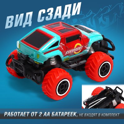 Радиоуправляемая игрушка Автоград Джип Граффити / 5218582 (красный)