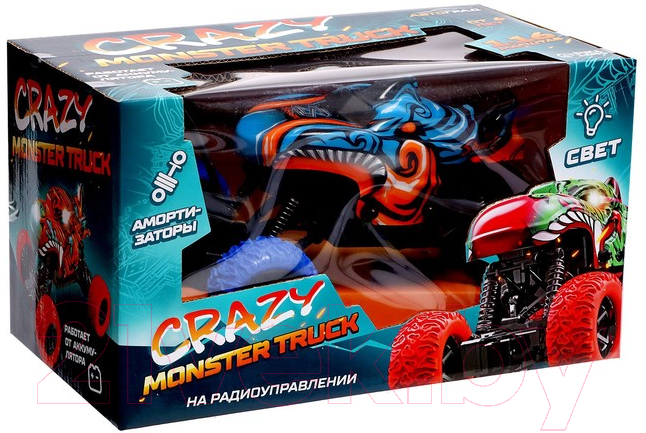 Радиоуправляемая игрушка Автоград Джип Monster / 7707468