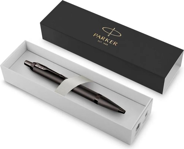 Ручка шариковая имиджевая Parker IM Professionals Monochrome Titanium / 2172961 (синий)