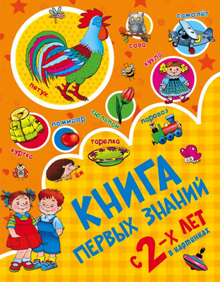 

Развивающая книга, Книга первых знаний, твердая обложка