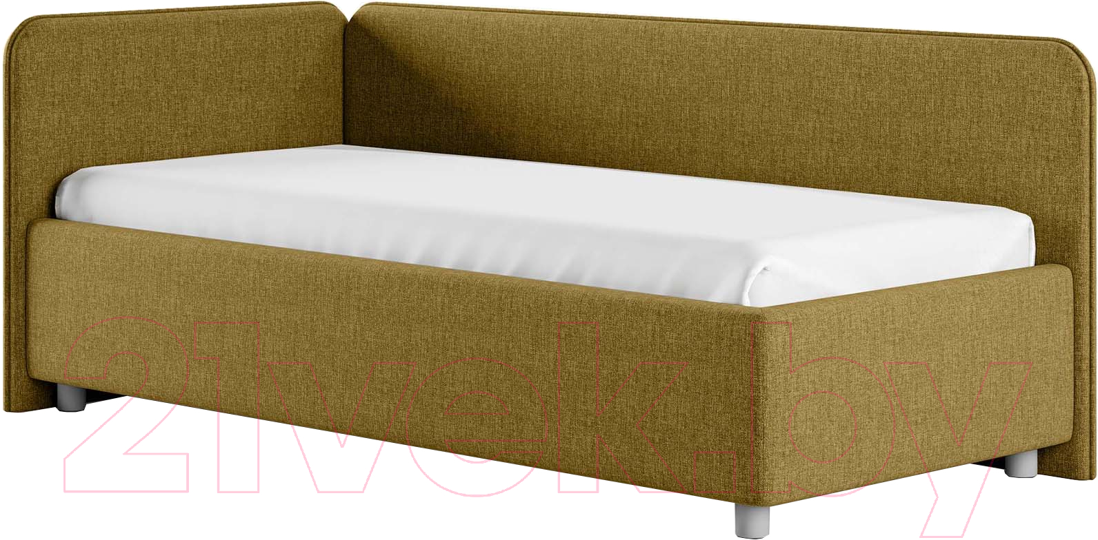 Каркас кровати Сонум Capri L 90x200 (кашемир горчичный) — фото 1