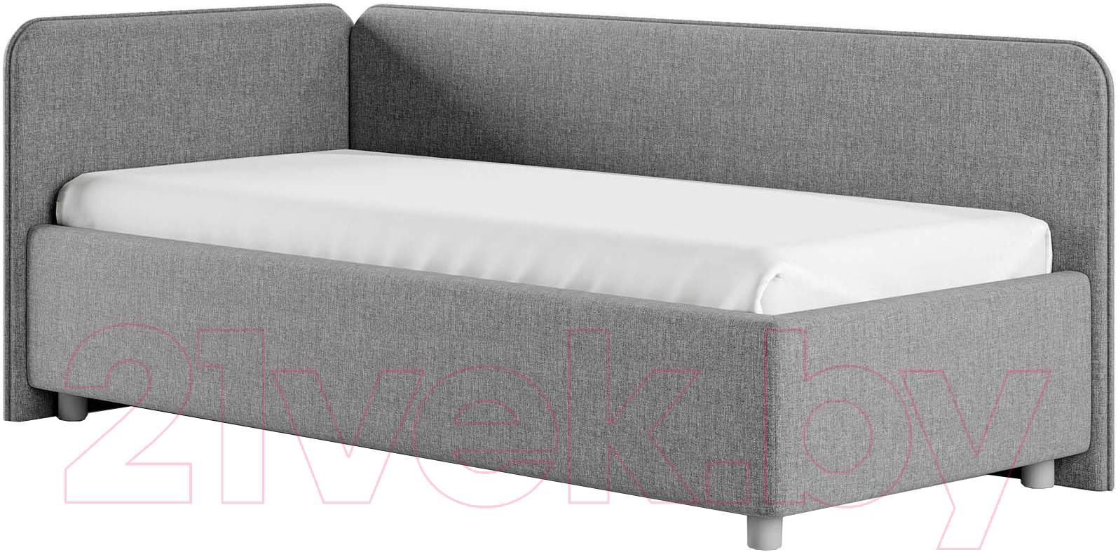 Каркас кровати Сонум Capri L 90x200 (кашемир светло-серый) — фото 1