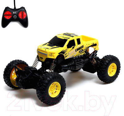 Радиоуправляемая игрушка Автоград Джип Пикап / 7753081 (желтый)