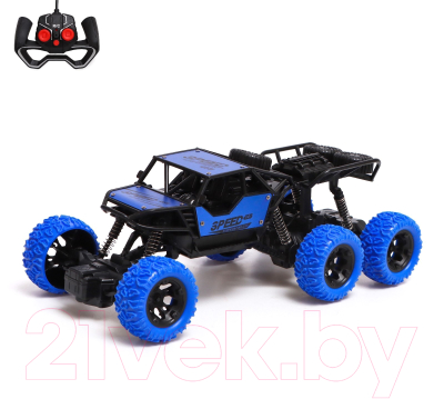 Радиоуправляемая игрушка Автоград Джип 6X6 / 7707461 (синий)