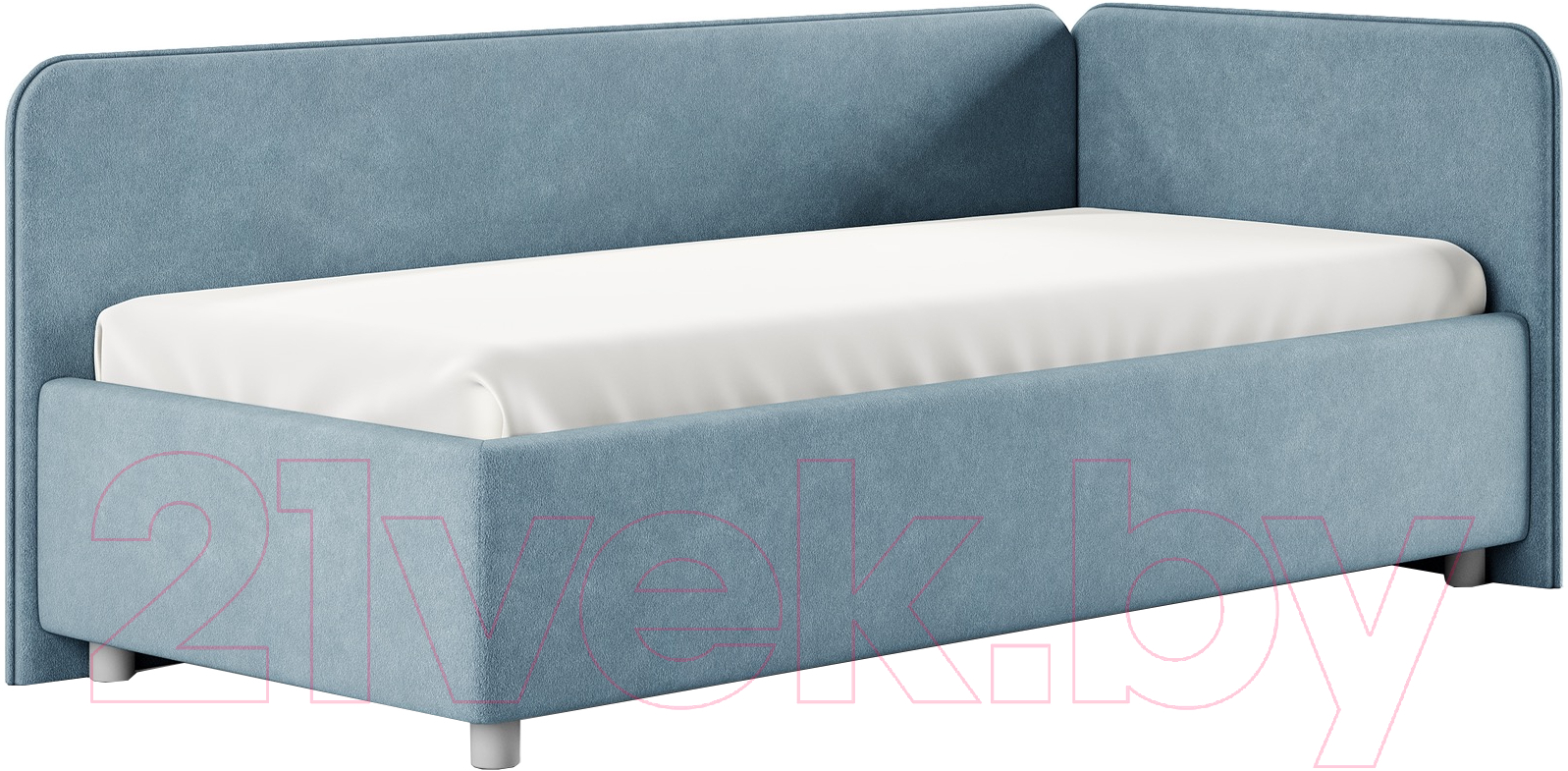 Каркас кровати Сонум Capri R 90x200 (эвита голубой) — фото 1