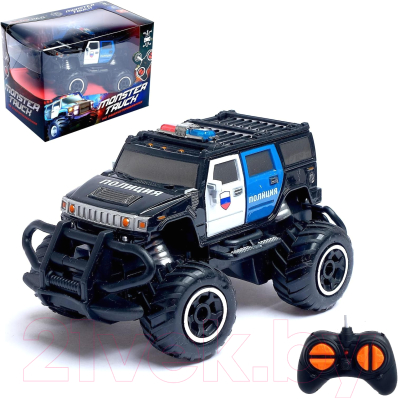 Радиоуправляемая игрушка Автоград Джип Полиция / 5218591 (черный)