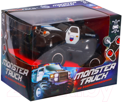 Радиоуправляемая игрушка Автоград Джип полиция / 7710752 (черный)