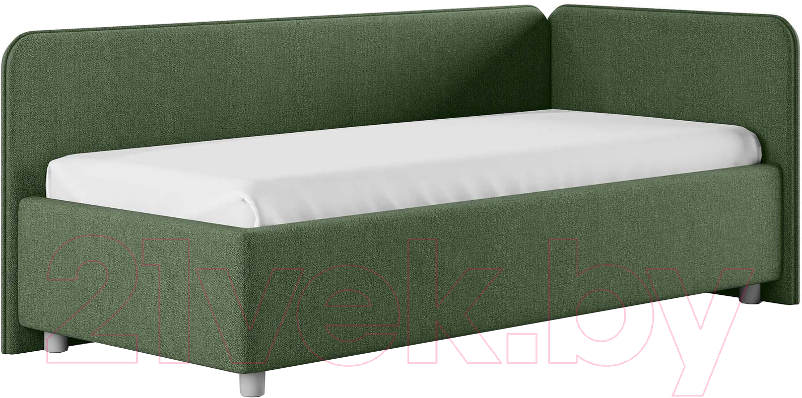 Каркас кровати Сонум Capri R 90x200 (рогожка зеленый) — фото 1