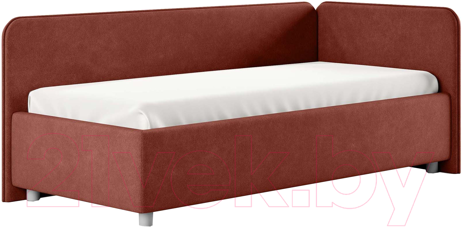 Каркас кровати Сонум Capri R 90x200 (эвита терракотовый) — фото 1