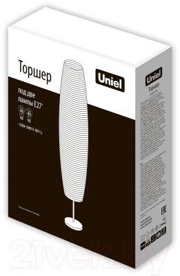 Торшер Uniel UML-T410 / UL-00010192 (белый)