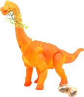 Интерактивная игрушка Sima-Land Брахиозавр травоядный 1526524 / 66050 (оранжевый) - 