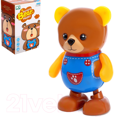 Интерактивная игрушка Sima-Land Счастливый медведь 4669853 / 17168