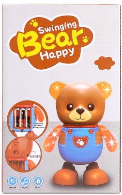 Интерактивная игрушка Sima-Land Счастливый медведь 4669853 / 17168