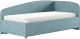 Каркас кровати Сонум Paola R 90x200 (замша голубой) - 
