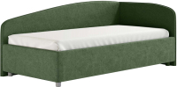 Кровать-тахта Сонум Paola R 90x200 (рогожка зеленый) - 