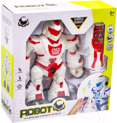 Радиоуправляемая игрушка Sima-Land Робот Танцор / 7673899 (красный)