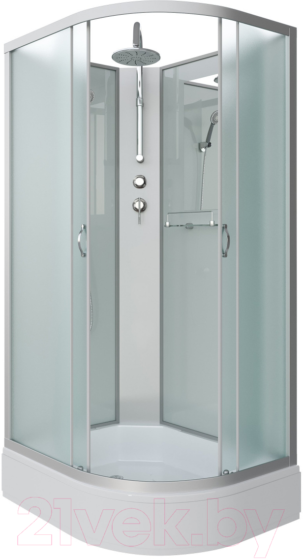 Душевая кабина Niagara NG-33394-14LBKTG 130x90 (матовое стекло)