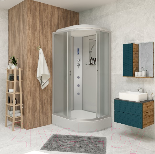 Душевая кабина Niagara NG-33394-14LF 130x90 (матовое стекло) — фото 2