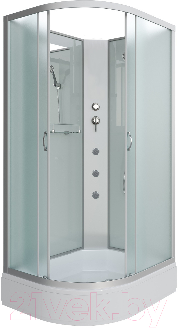 Душевая кабина Niagara NG-33394-14RBKG 130x90 (матовое стекло)
