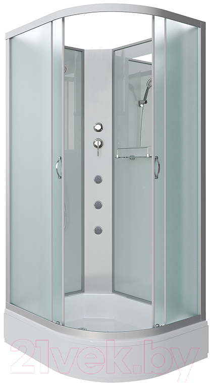 Душевая кабина Niagara NG-33974-14LBKG 90x70 (матовое стекло)