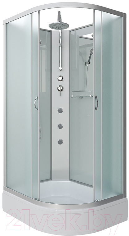 Душевая кабина Niagara NG-33974-14LBKTG 90x70 (матовое стекло)