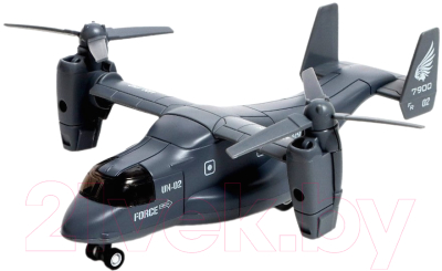 Самолет игрушечный Автоград Воздушные силы / 7986152 (серый)