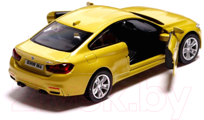 Масштабная модель автомобиля Автоград BMW M4 COUPE / 7335822 (желтый)