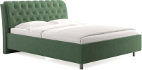 Каркас кровати Сонум Olivia 200x200 (рогожка зеленый) - 