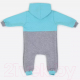 Миниатюра изображения товара Комбинезон для малышей Топотушки Капитошка / 161-74 (серый/голубой)