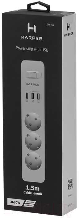 Сетевой фильтр Harper UCH-315