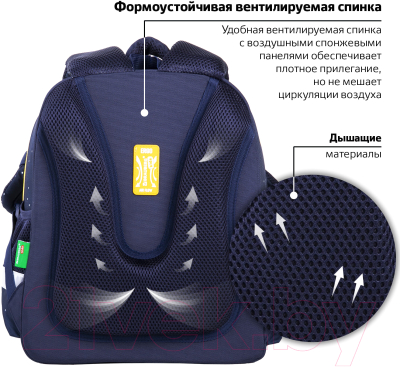 Школьный рюкзак Brauberg Kids Standard. Spaceman / 271384