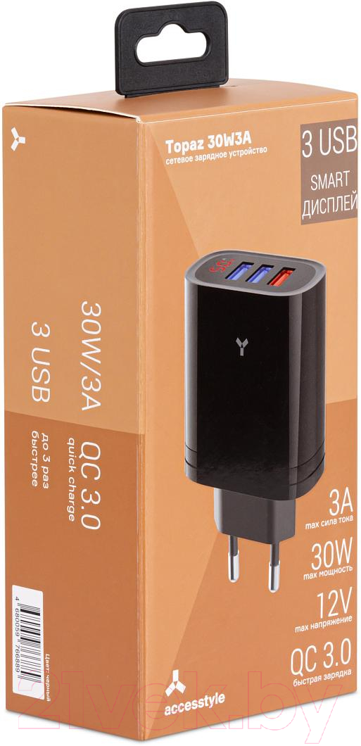 Адаптер питания сетевой Accesstyle Topaz 30W3A