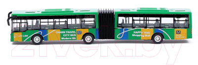 Автобус игрушечный Автоград Городской транспорт / 7056243 (зеленый)