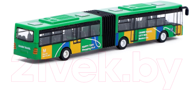 Автобус игрушечный Автоград Городской транспорт / 7056243 (зеленый)